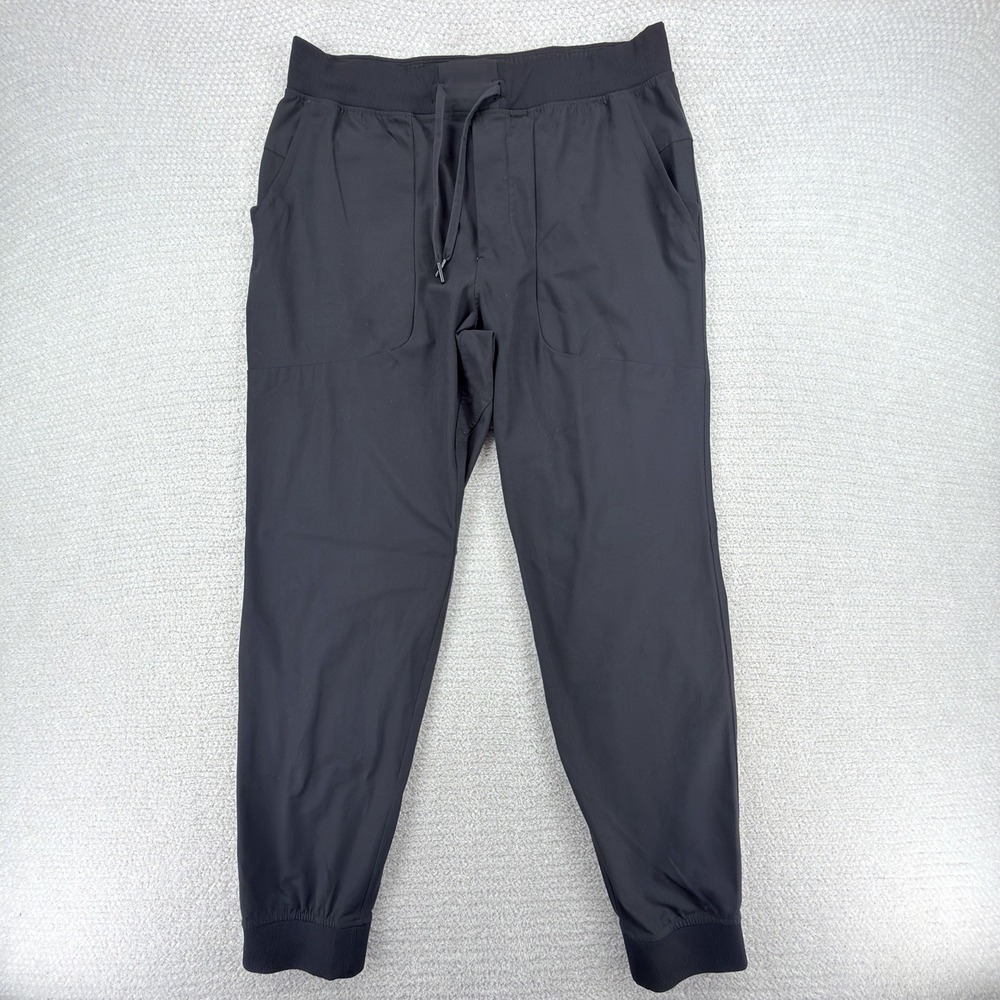 Lululemon ABC Jogger Warpstreme Mens XL Black 28" Inseam Shorter Pants